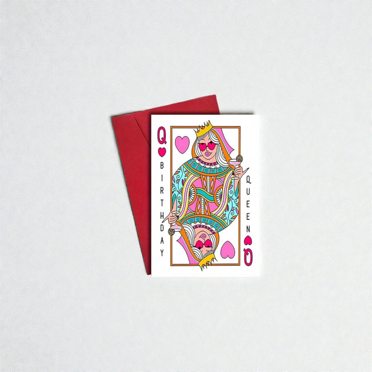 Birthday queen card