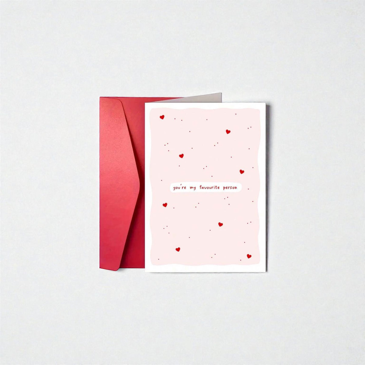 Favourite person card