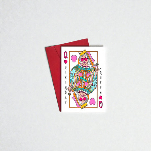 Birthday queen card