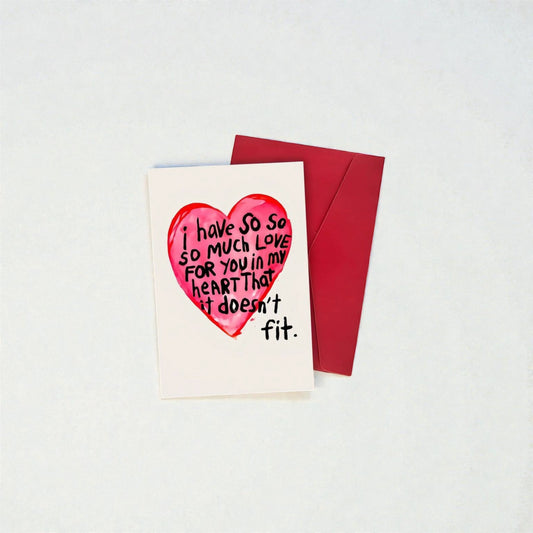 Love heart card