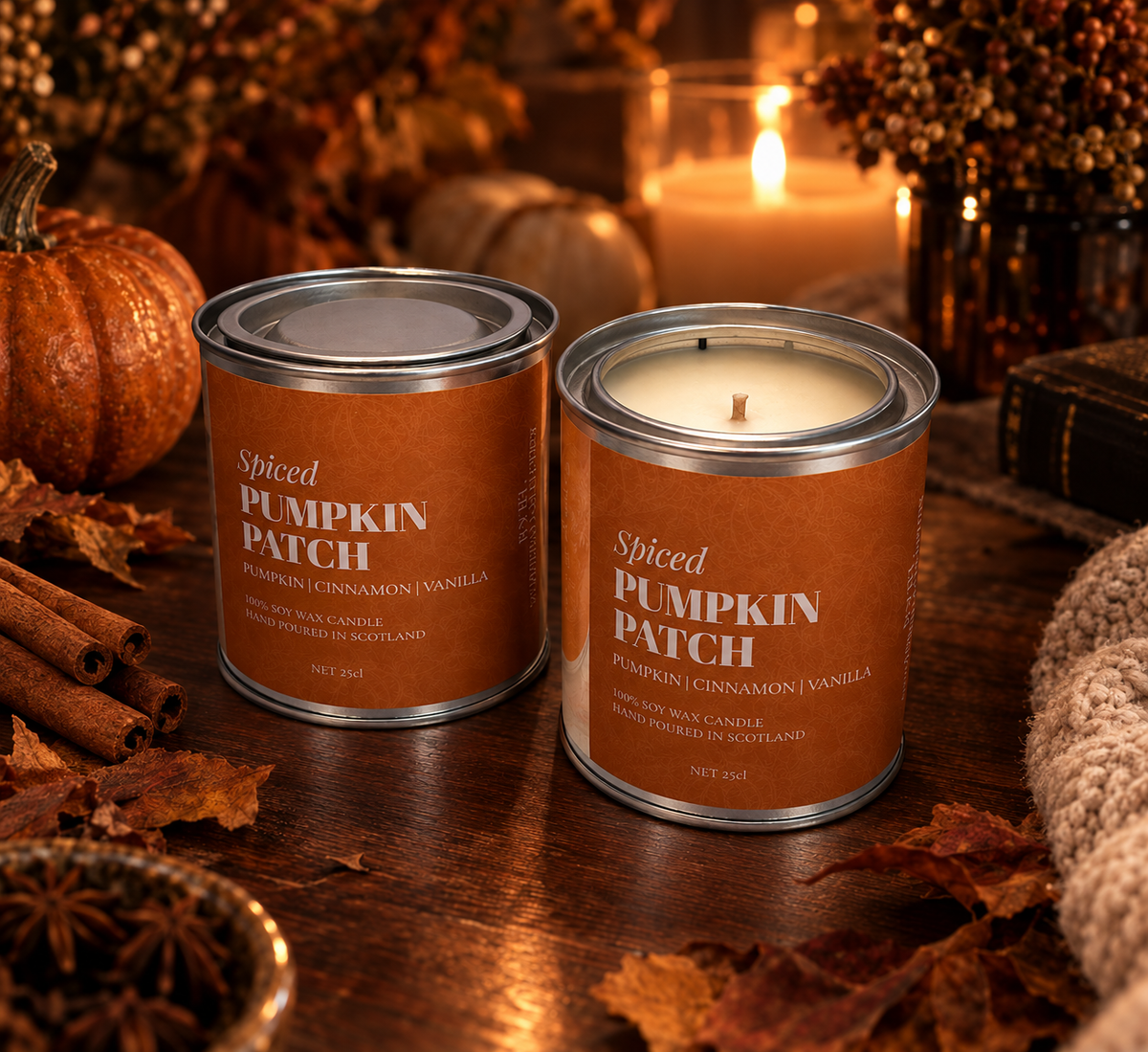 Spiced Pumpkin Patch 25cl Candle