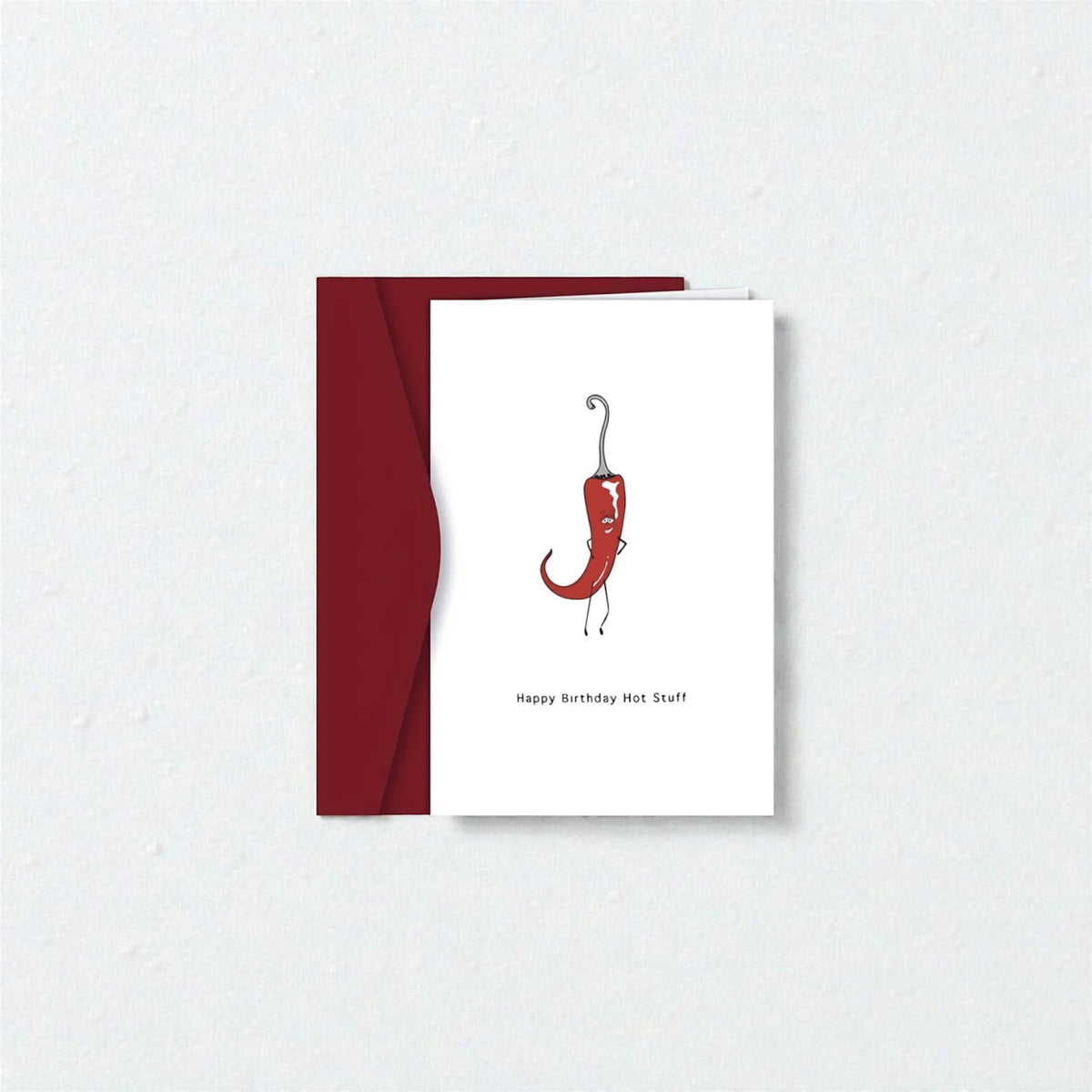 Hot stuff birthday card