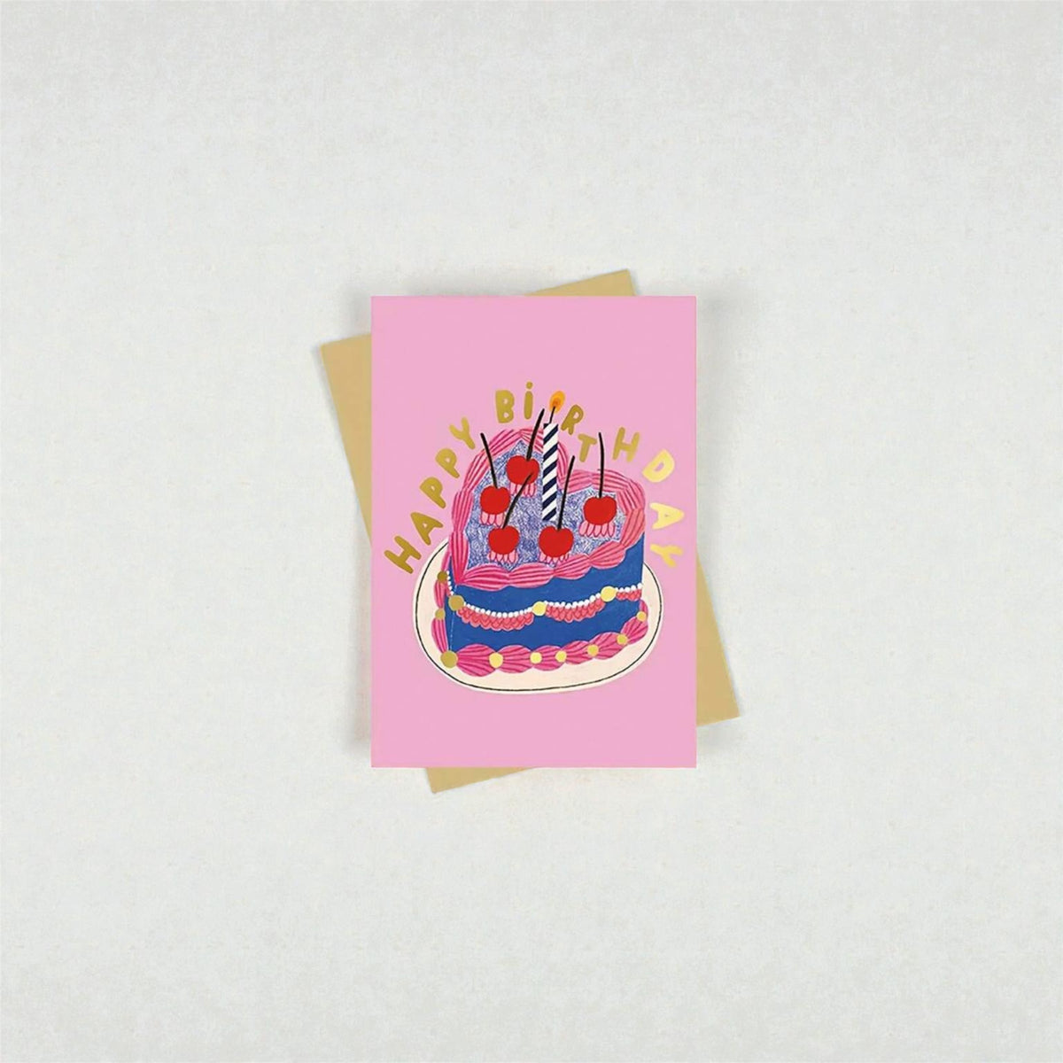 Birthday cake card